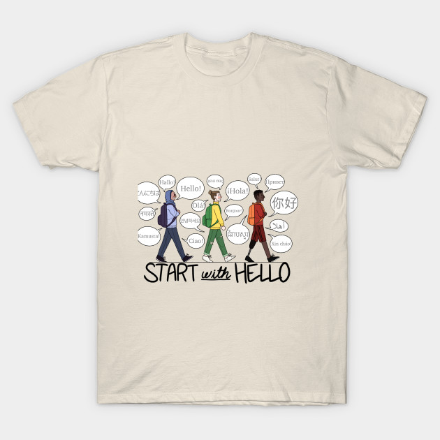 JMS and HMS Start with Hello Tshirt 2021 Start With Hello T